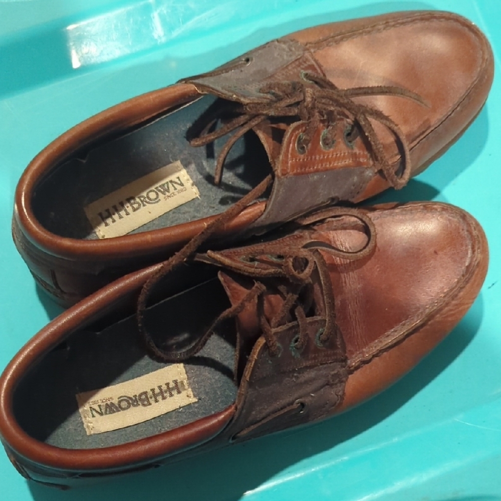 Hush Puppies Men's Brown Leather Oxfords